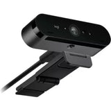 Logitech Brio 4K Webcam with Bonus Zone Vibe - Ultra HD Video Conferencing & Streaming