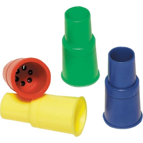 Pack of 6 Fav Net Siren Whistles, bright and durable; ideal for emergencies and outdoor activities.