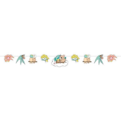 May Gibbs Paper Garland made of cardboard, 2.8m long, FSC Mix Certified, perfect for decorative occasions.