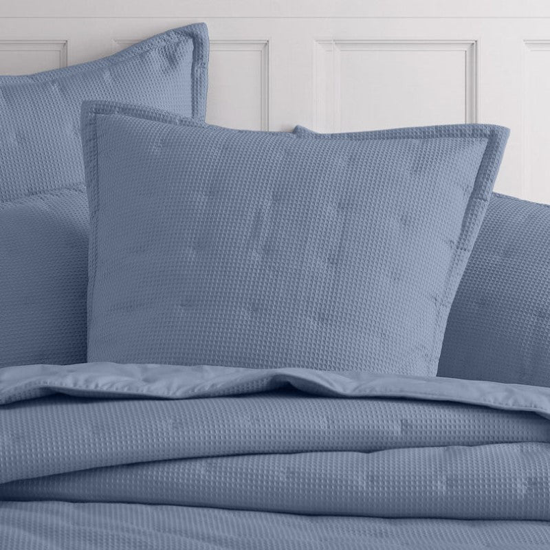 European Pillowsham - PLATINUM Ascot Steel (65cm x 65cm)