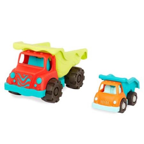 B. 20" Dump Truck and Smaller Truck B