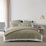 Double Quilt / Duvet Cover Set - LOGAN & MASON ESSEX OLIVE