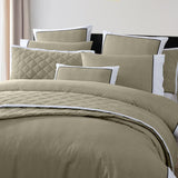 Quilt King Cover Set - LOGAN & MASON ESSEX OLIVE