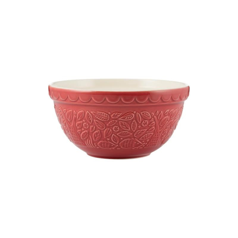 Mason Cash In The Forest Mixing Bowl 21cm | Burgundy