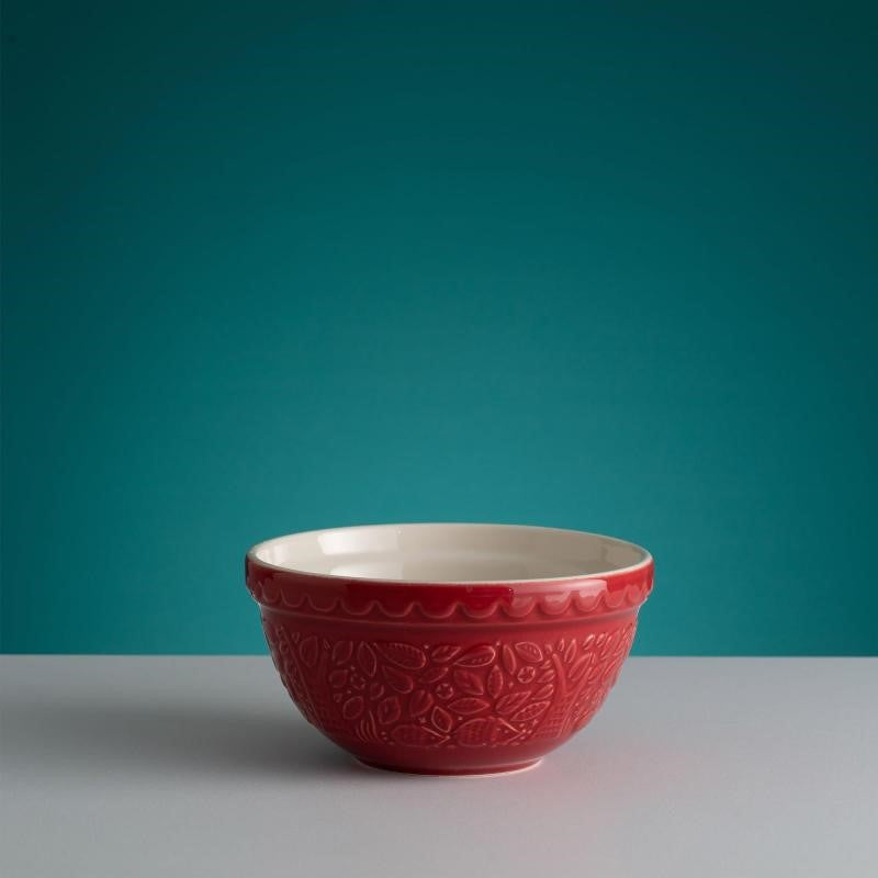 Mason Cash In The Forest Mixing Bowl 21cm | Burgundy