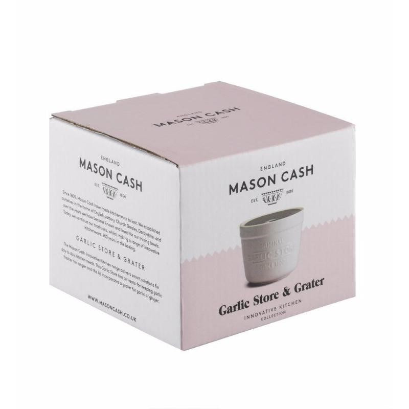 Mason Cash Garlic Store & Grater 12x10cm