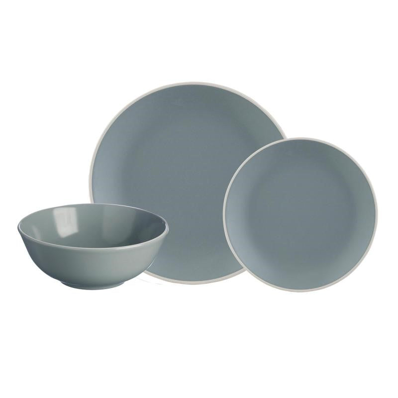 Mason Cash Classic Collection Dinner Set 12 Piece | Grey