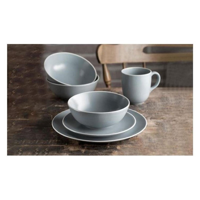 Mason Cash Classic Collection Dinner Set 12 Piece | Grey