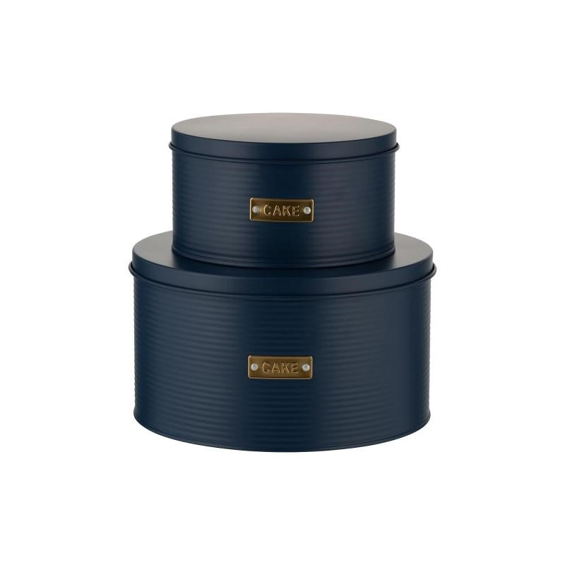 Typhoon Living Otto Cake Tins Navy | Set Of 2