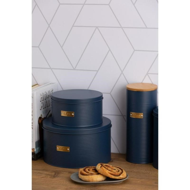 Typhoon Living Otto Cake Tins Navy | Set Of 2