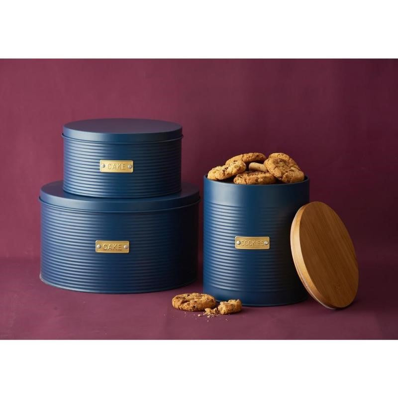 Typhoon Living Otto Cake Tins Navy | Set Of 2