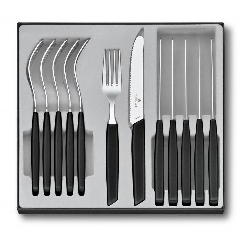Victorinox Swiss Modern Table Set 12 Piece | Black