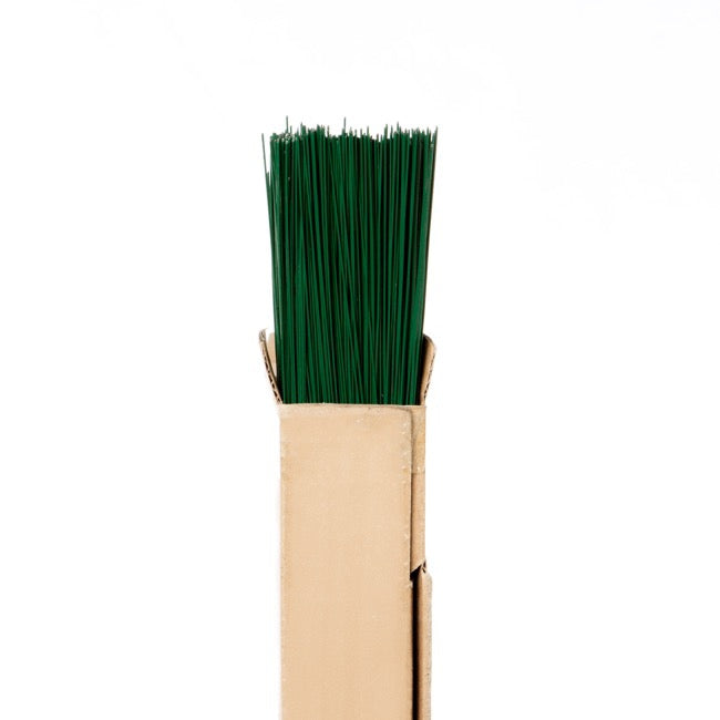 Green Florist Wire Gauge:22 (0.7mm) 2KG BOX (Not Plastic Coated)