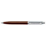 SHEAFFER SENTINEL COFFEE CHROME + CHROME PT BALLPOINT PEN HANG SELL