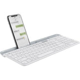 Logitech K580 Wireless Keyboard - Bluetooth & RF Connectivity, Ultra-Slim Design, 10m Range