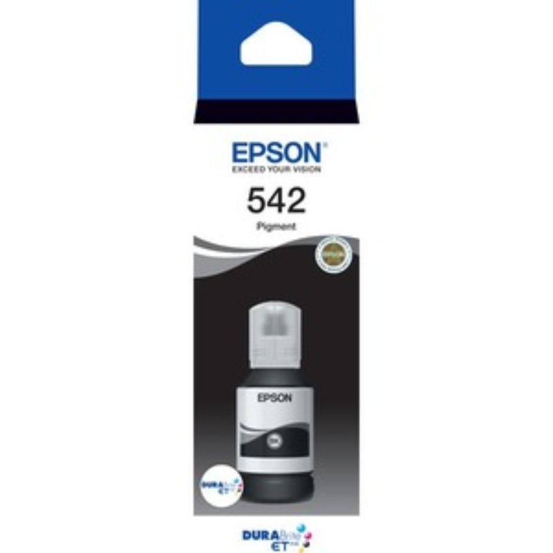 Epson T542 DURABrite EcoTank Black Ink – High-Capacity Eco-Friendly Ink for Inkjet Printers