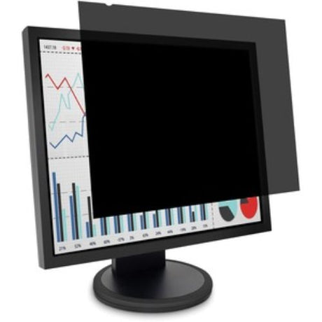 Kensington 21.5" Privacy Screen Filter for LCD monitors, protects data from prying eyes with anti-glare technology.