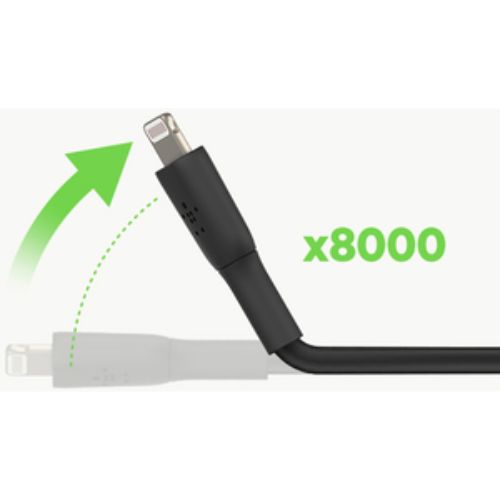 Belkin 1m Lightning to USB-C Data Transfer Cable - MFi Certified Charging & Sync for Apple Devices