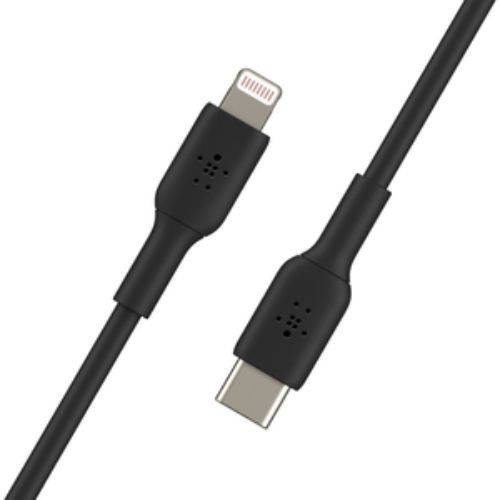 Belkin 1m Lightning to USB-C Data Transfer Cable - MFi Certified Charging & Sync for Apple Devices