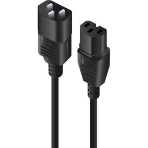 High-Temperature IEC C14 to C15 Power Cable - Male to Female for HP & Cisco Devices