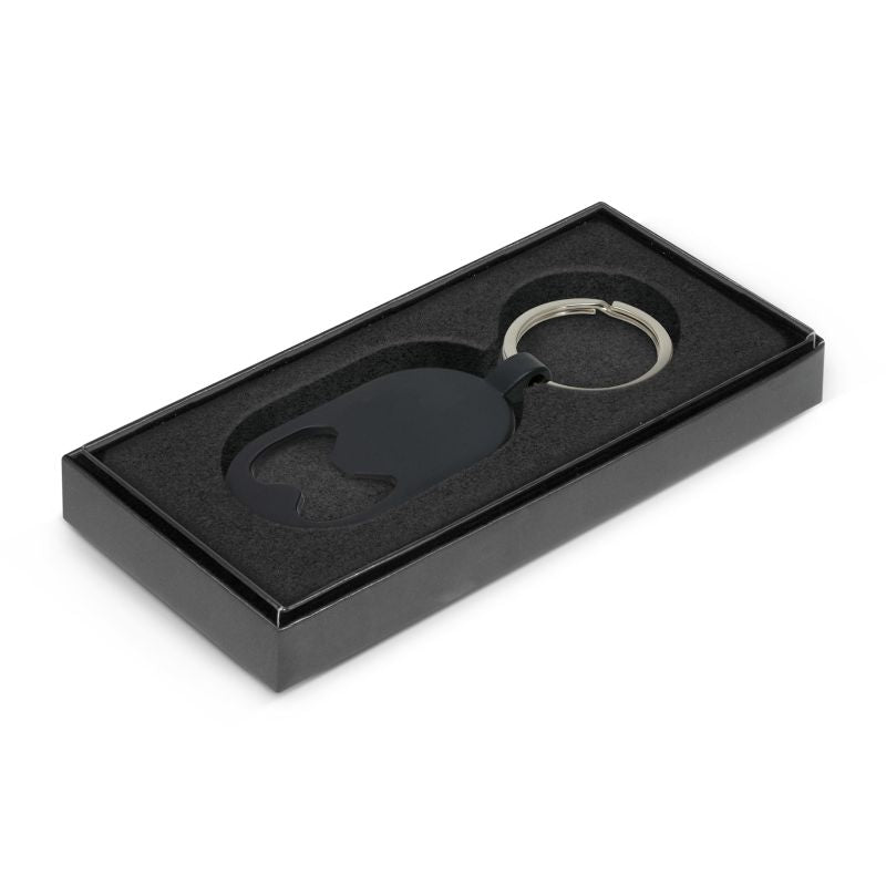 Bottle Opener Key Ring - Brio 7cm (Black)