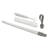 Telescopic Straw with Case - Grey (Set of 5)