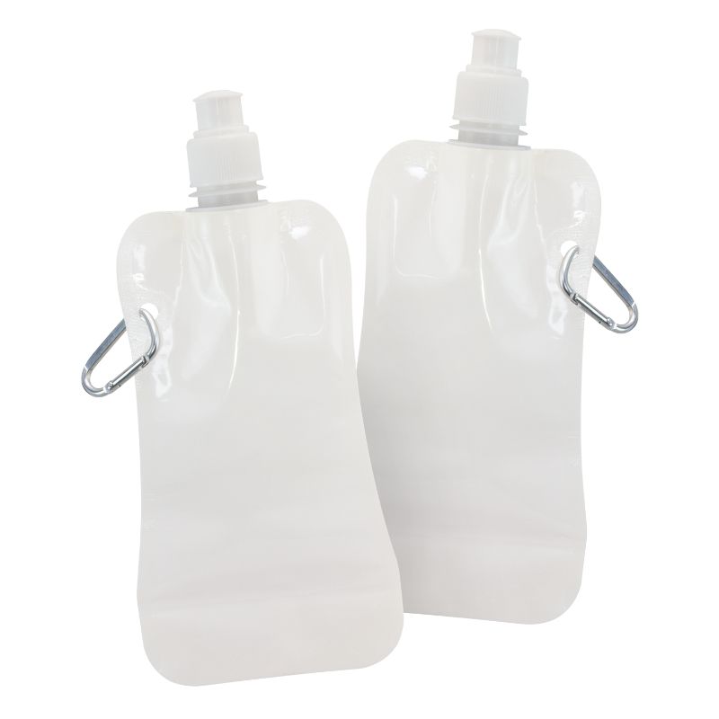 Collapsible Bottle - White (Set of 10)