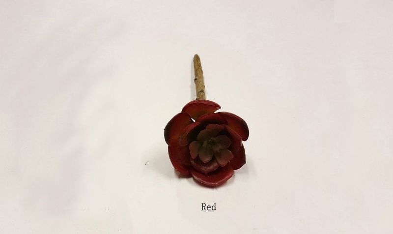 Artificial Floral Succulent - Small (Red)