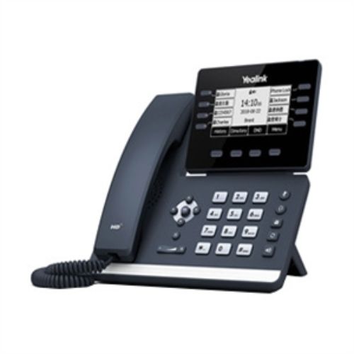 Yealink SIP-T53W IP Phone - HD Audio, Bluetooth, Wi-Fi, 12 VoIP Accounts, Corded/Cordless