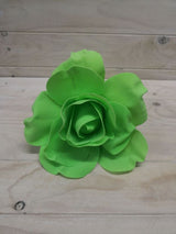 Artificial Flower Head - Large 20cm (Green)