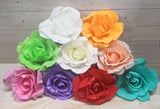 Artificial Flower Head - Large 20cm (Green)
