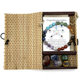 Chakra Stone Bracelet Set - Ohm Bead/ Chakra Tumbles
