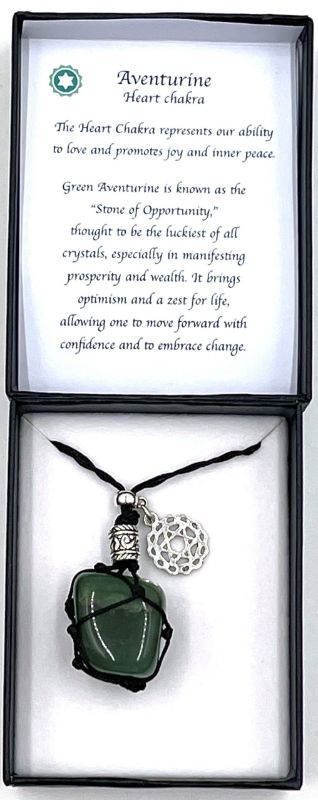 Necklace - Braided Stone Aventurine