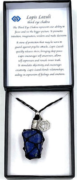 Necklace - Braided Stone Lapis Lazuli