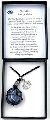 Necklace - Braided Stone Sodalite