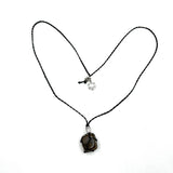 Necklace - Braided Stone Tiger Eye