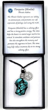Necklace - Braided Stone Turquoise Howlite
