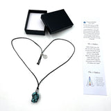 Necklace - Braided Stone Turquoise Howlite
