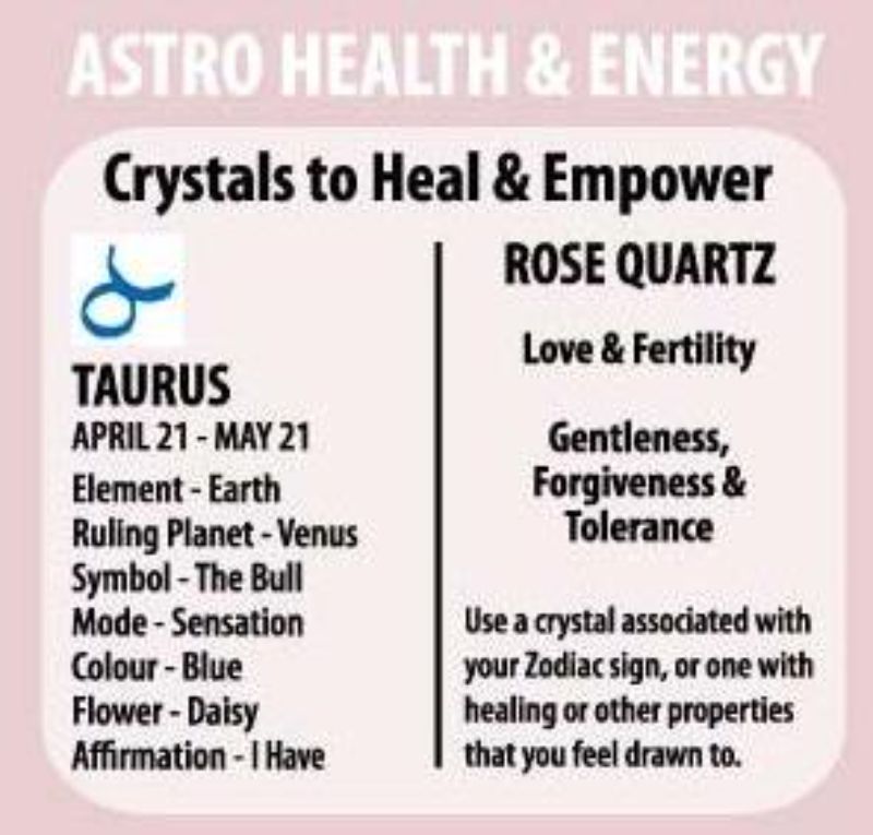 Zodiac Pendant - Rose Quartz Taurus (Set of 6)