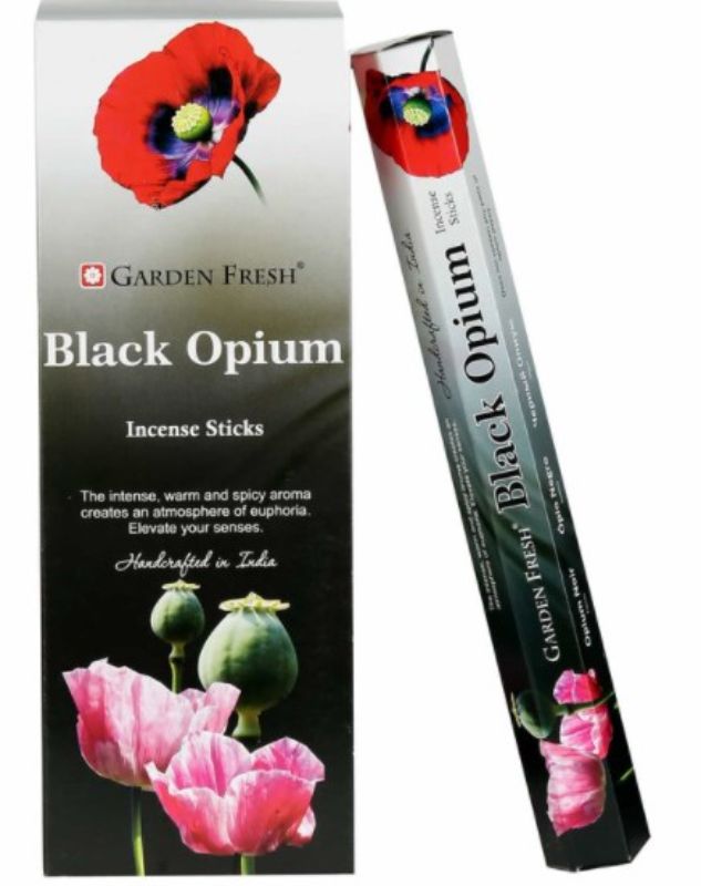 Incense - Garden Fresh Black Opium Hexa (Box of 6 Packs)