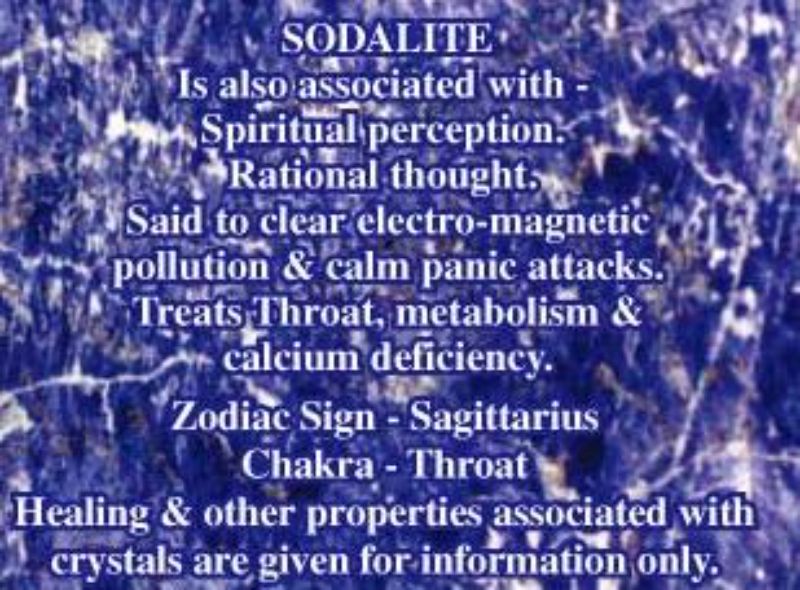 Zodiac Pendant - Sodalite Sagitarius (Set of 6)