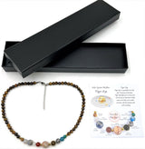 Solar System Necklace - Tiger Eye