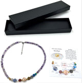Solar System Necklace - Amethyst