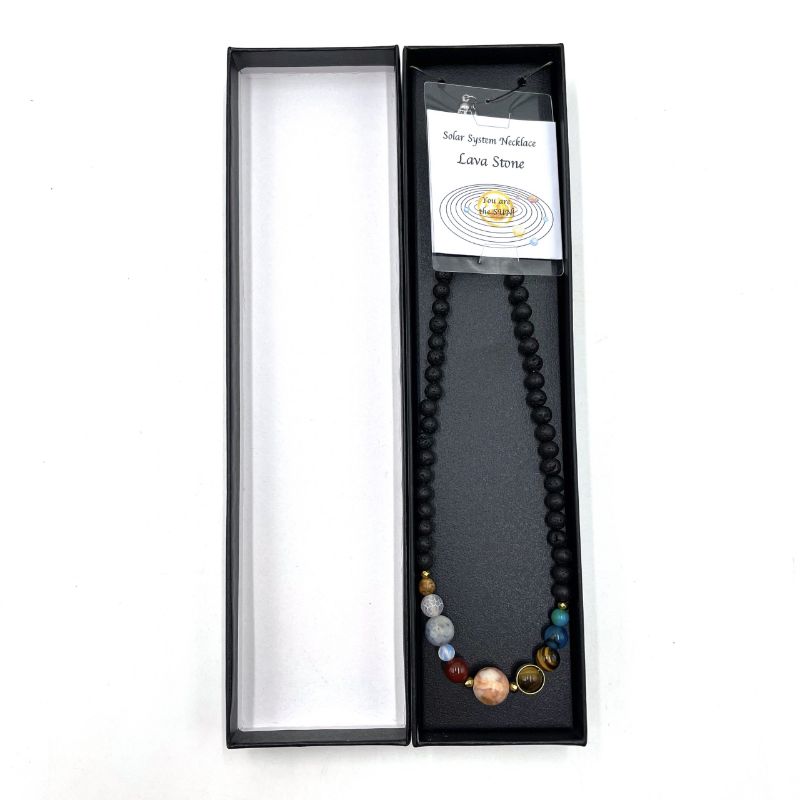 Solar System Necklace - Lavastone