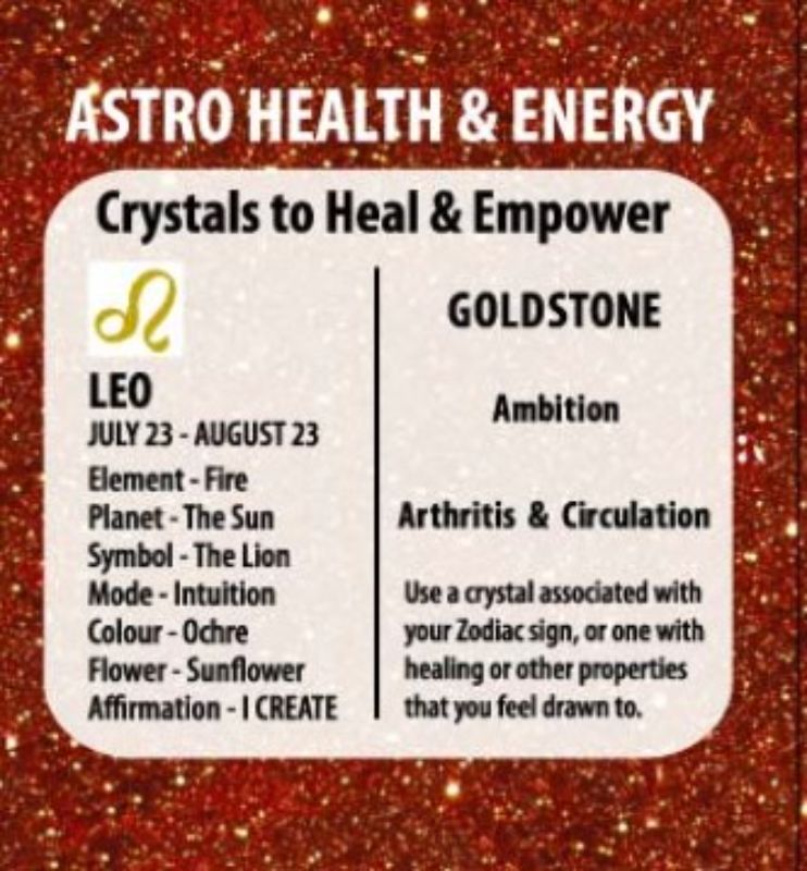 Zodiac Bracelet - GoldStone Leo (Set of 6)