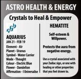 Zodiac Bracelet - Hematite Aquarius (Set of 6)