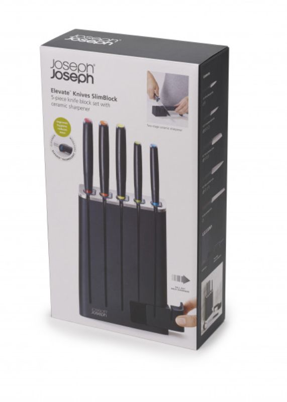 Joseph Joseph - Elevate Knives 5-piece SlimBlock Knife Set