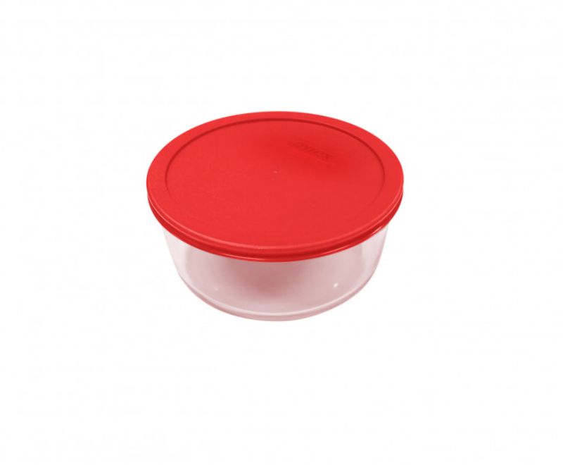 Pyrex - Simply Store™ 2 Cup Round Container with Red Lid