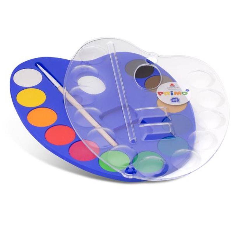 PRIMO WATERCOLOUR TABLETS 25MM SET OF 12 -