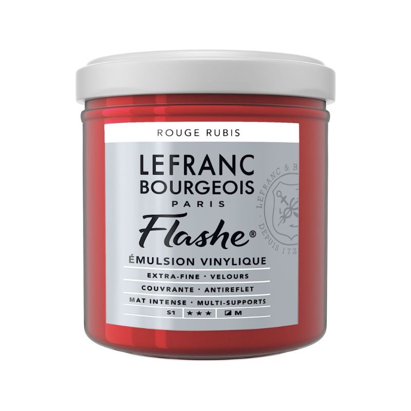 LEFRANC & BOURGEOIS FLASHE ACRYLIC PAINT 125ML - VENETIAN PINK 335 S1